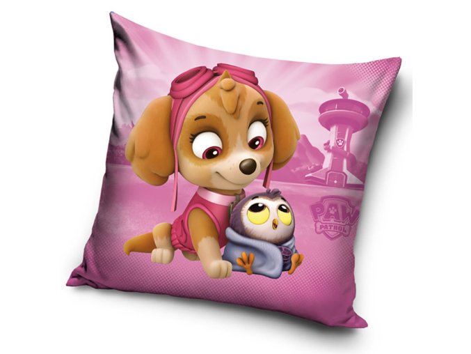 Detsky polstarek Tlapkova Patrola Skye a Huhu 40x40 PAW202047