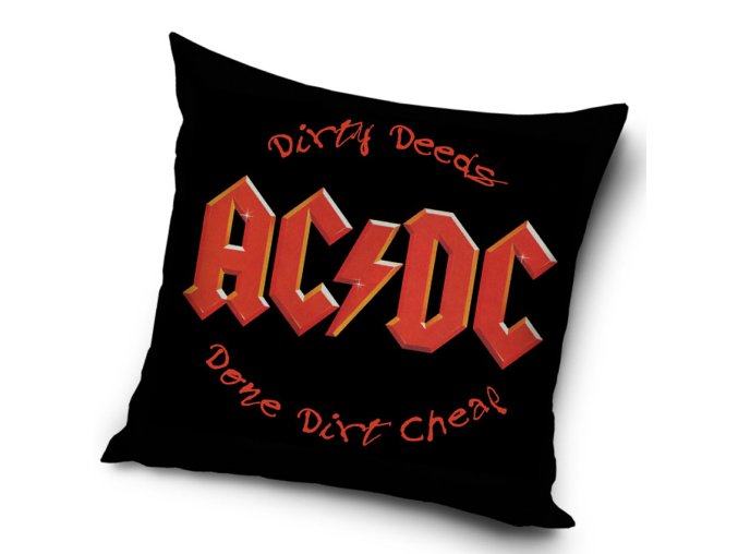 Povlak na polstarek 40x40 AC DC Dirty Deeds ACDC181009