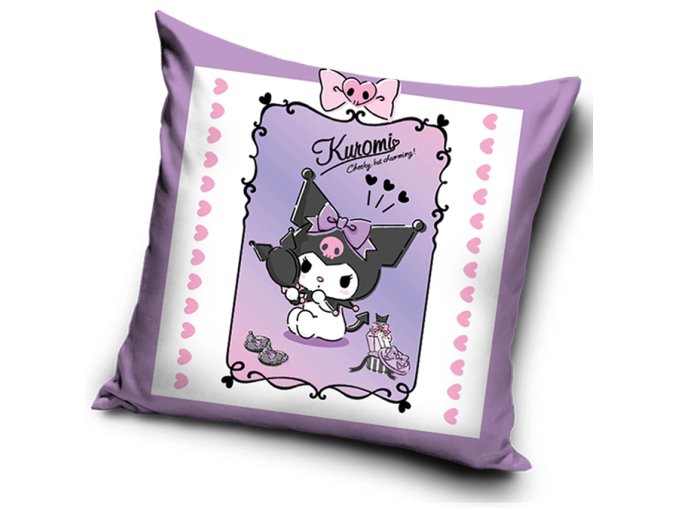 Detsky polstarek Kuromi Roztomila Rebelka 40x40 KURO244004