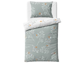 Bavlnene povleceni Winter Sede 140x200 70x90