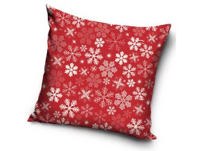 Vanocni polstarek Bile vlocky 40x40