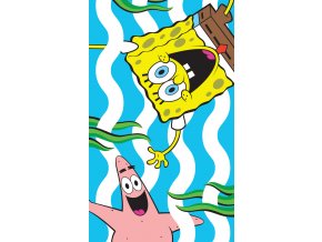 Detsky rucnicek Sponge Bob Zabava v Mori 30x50