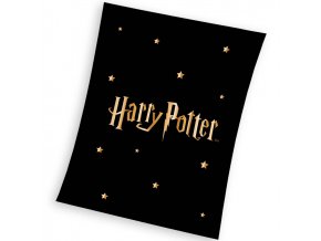 Detska deka Harry Potter Gold Stars 130x170