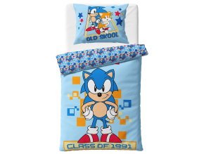 Detske povleceni Jezek Sonic Class of 1991 140x200 70x90 cm