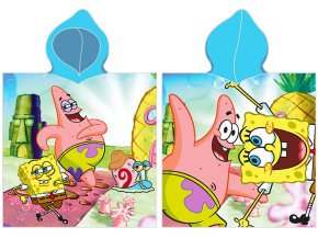 Detske Ponco Sponge Bob a Patrick