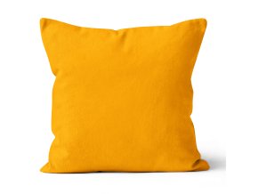Mikroplysovy povlak na polstarek 40x40 Horcicovy