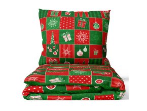 Bavlnene povleceni Vanocni Patchwork 140x200 slozene ROT244014 TIP