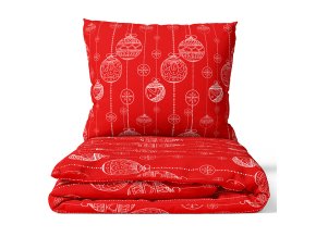 Bavlnene povleceni Vanocni Ozdoby 140x200 slozene