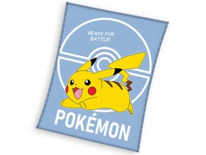 Detska mikroplysova deka Pokemon Volim si Tebe Pikachu 110x140