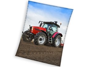Detska deka Traktor na Poli 130x160 cm