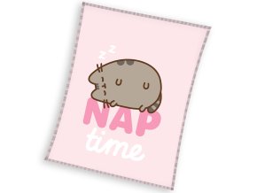 Detska deka Kocicka Pusheen Cas jit spat 130x160 cm