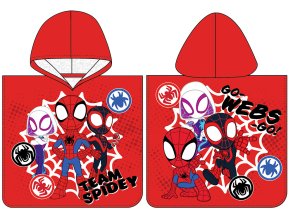 Detske Ponco Spidey Tym Malych Hrdinu