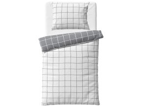 Flanelove povleceni Kostka 140x200 bila strana