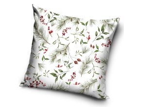 Velurovy povlak na polstarek Zimni Vune Lesa 40x40 cm PNL258005 POSZ