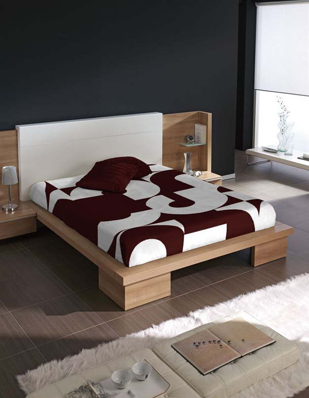 PIEL, S.A. 309069 Španělská deka Piel - Numeros Bordó 220x240 cm