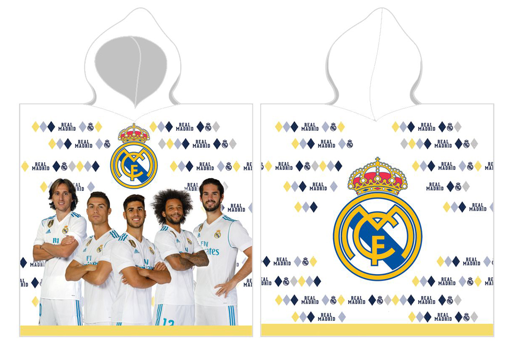 Dětské pončo Real Madrid Hráči