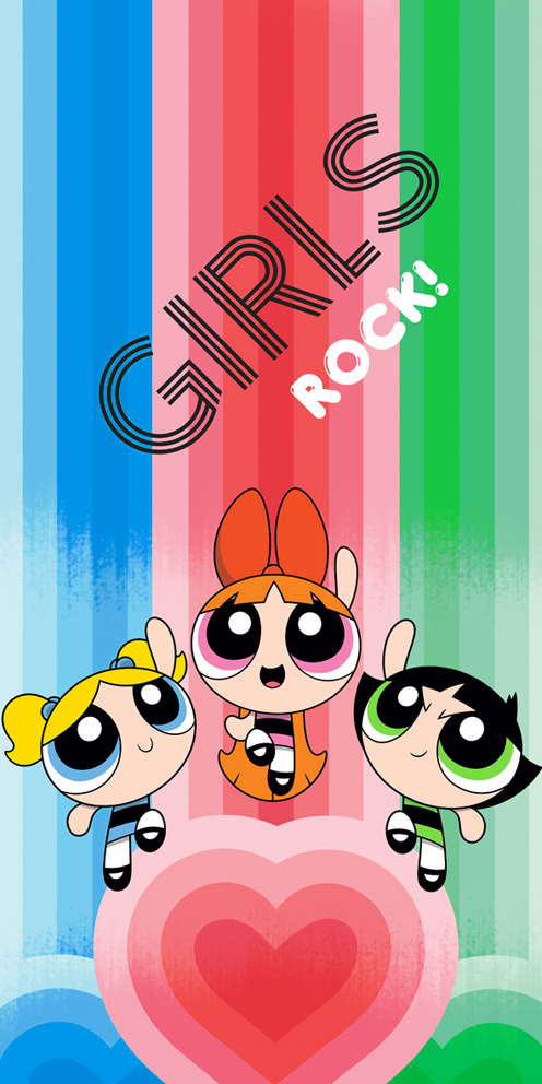Dětská osuška Powerpuff Girls Rock