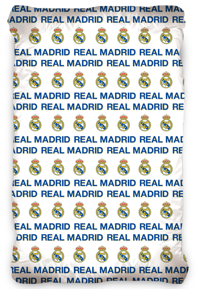 Fotbalové prostěradlo Real Madrid Bílé