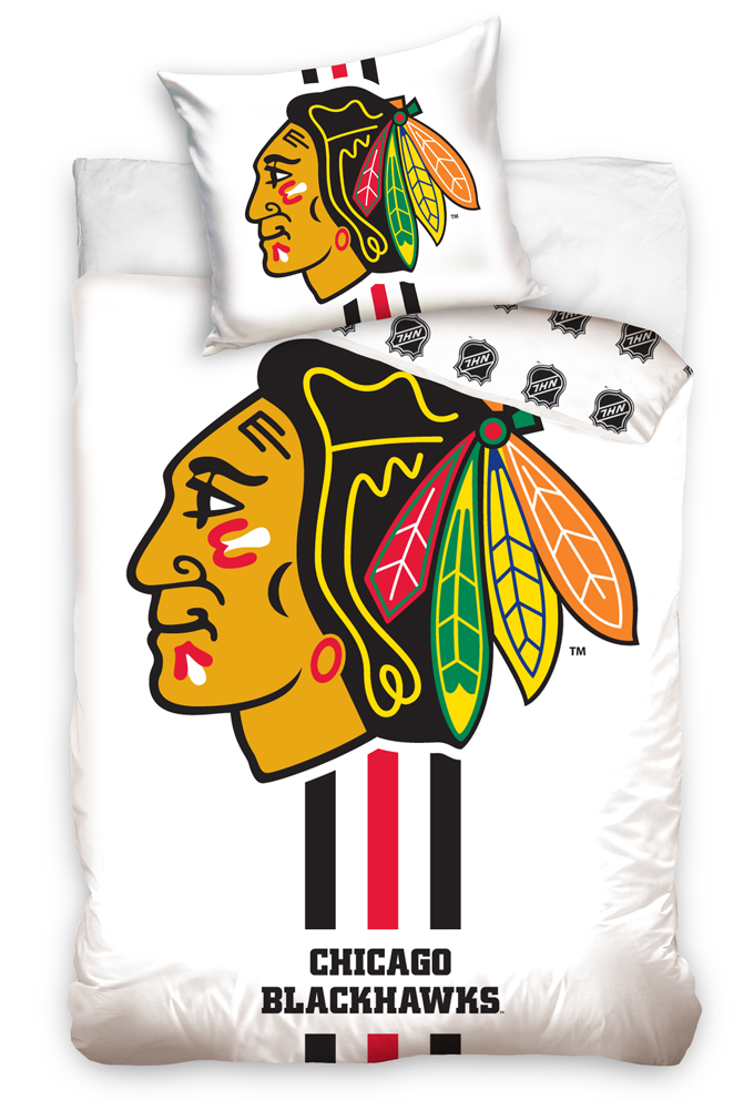 Hokejové povlečení NHL Chicago Blackhawks White