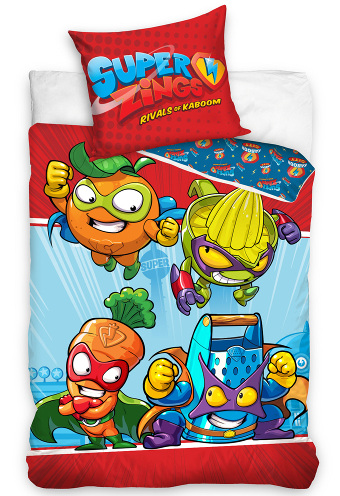 Dětské povlečení SuperZings Mega Veg Vs Great Ter