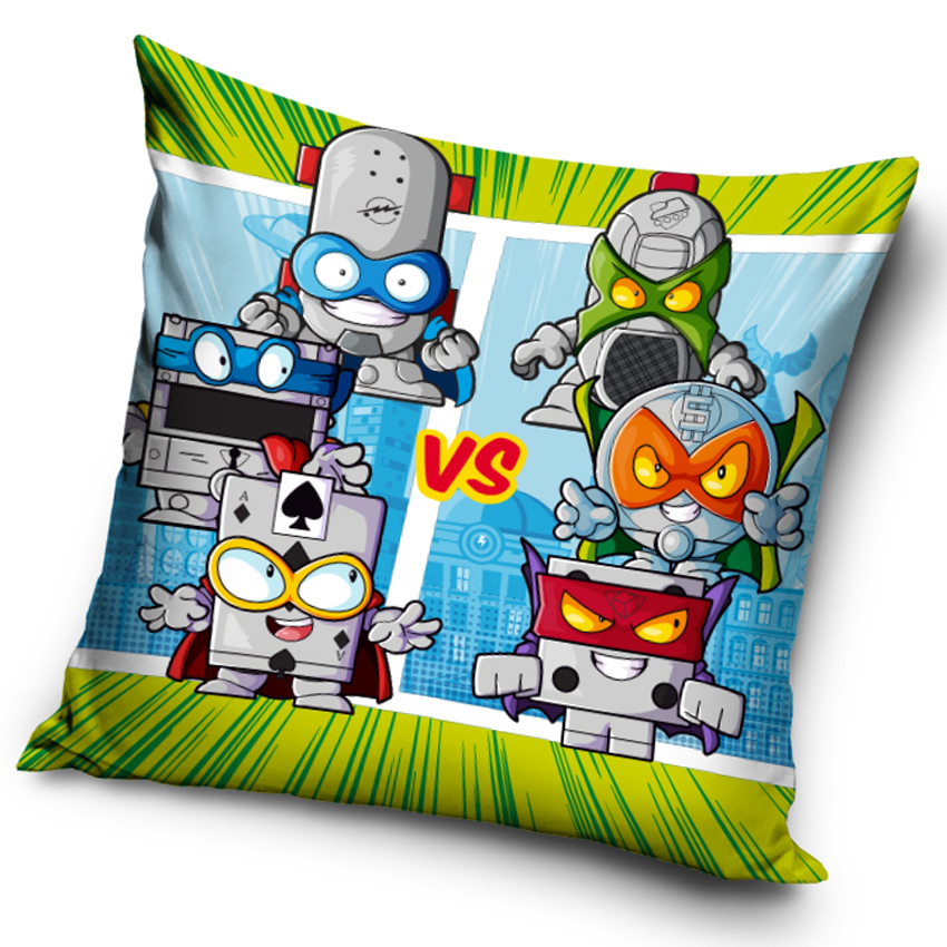 Povlak na polštářek SuperZings Silver Robots