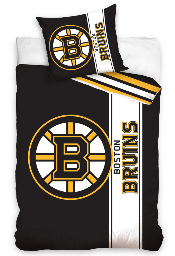 Hokejové povlečení NHL Boston Bruins Belt Velikost: 140x200 70x90 cm