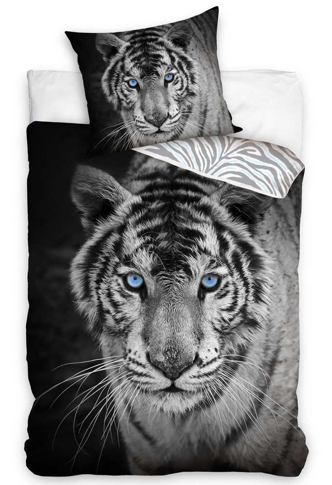 Bavlněné povlečení Tygr Blue Eyes