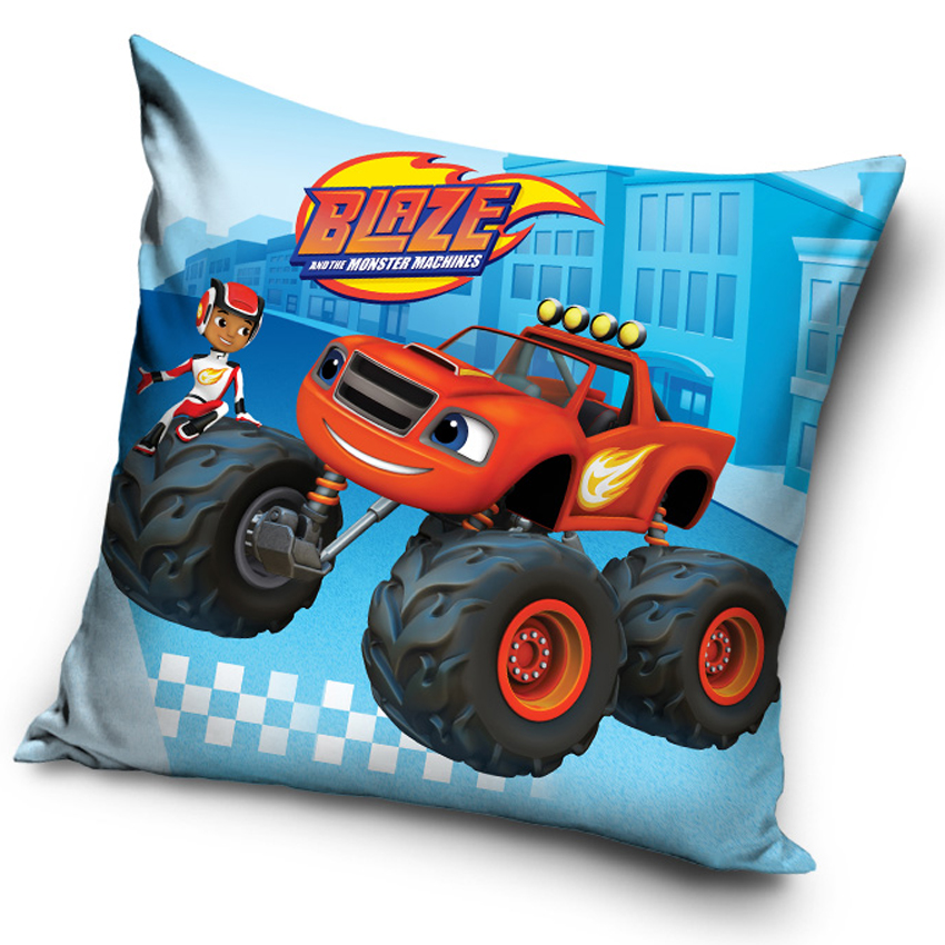 Povlak na polštářek Plamínek a Čtyřkoláci Monster Truck