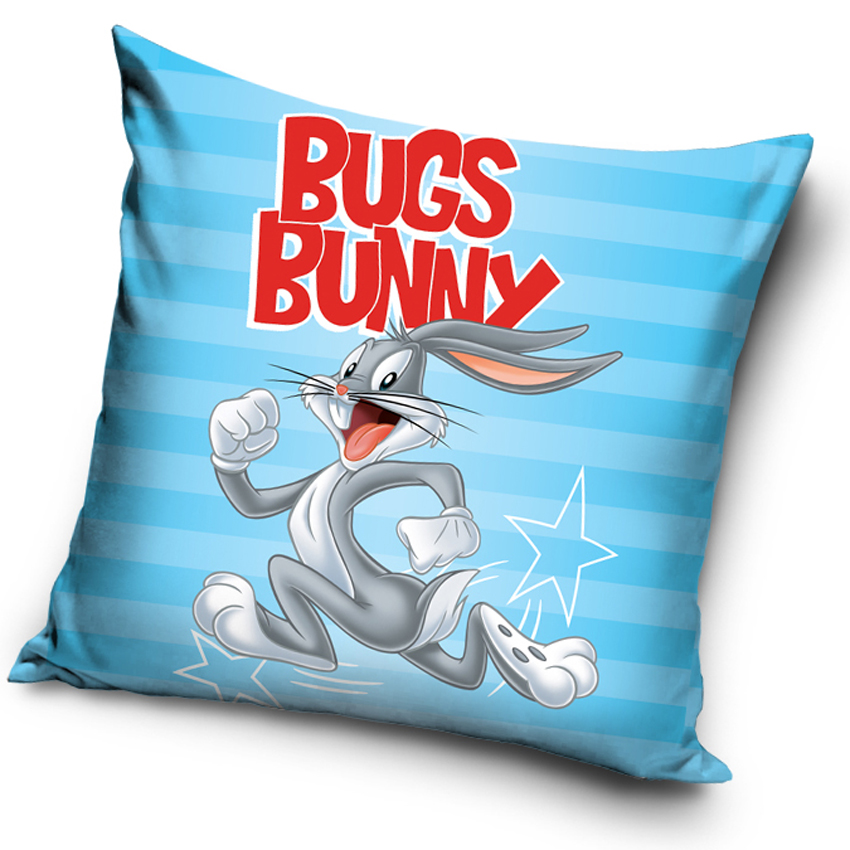 Povlak na polštářek Králík Bugs Bunny Modrý