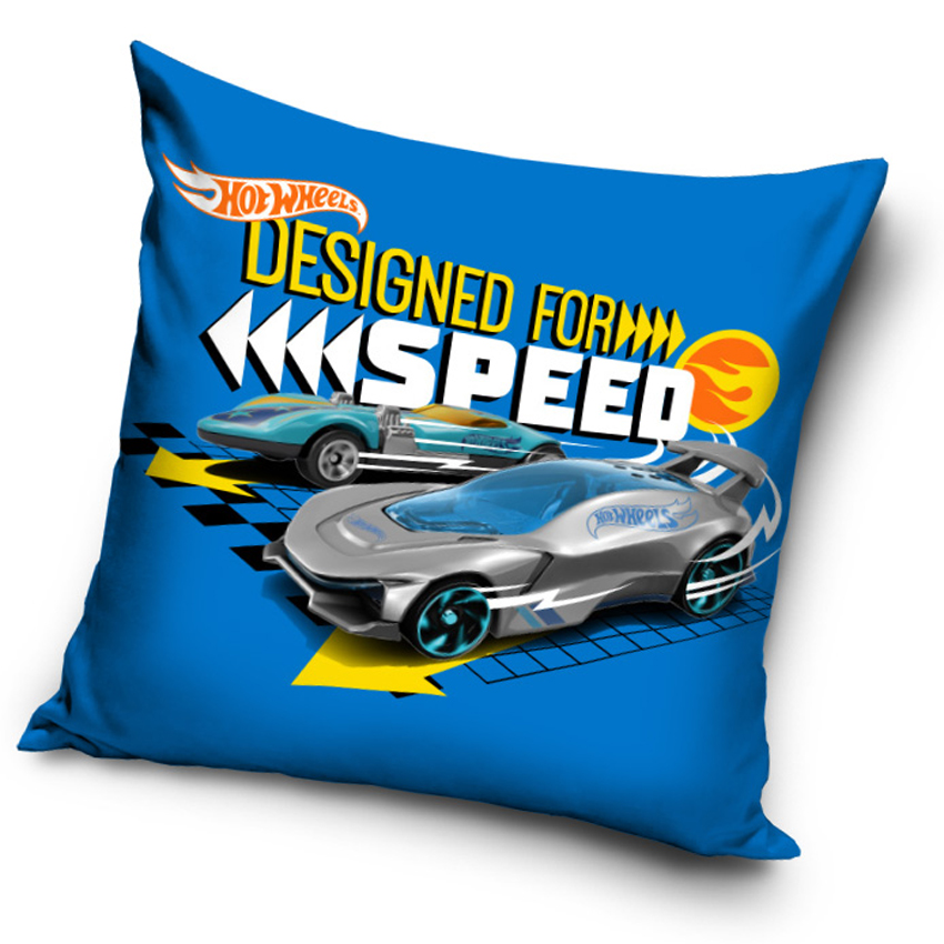 Povlak na polštářek Hot Wheels Navrženo pro Rychlost