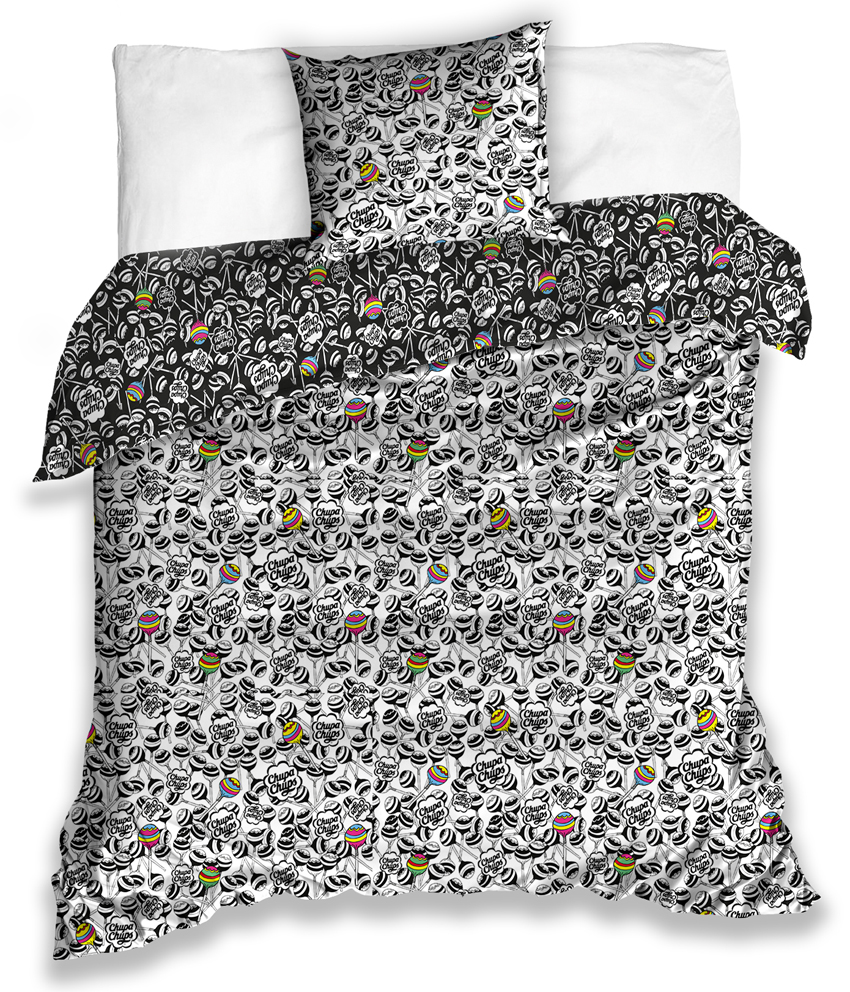 Saténové povlečení Chupa Chups Velikost: 140x200 + 70x90 cm