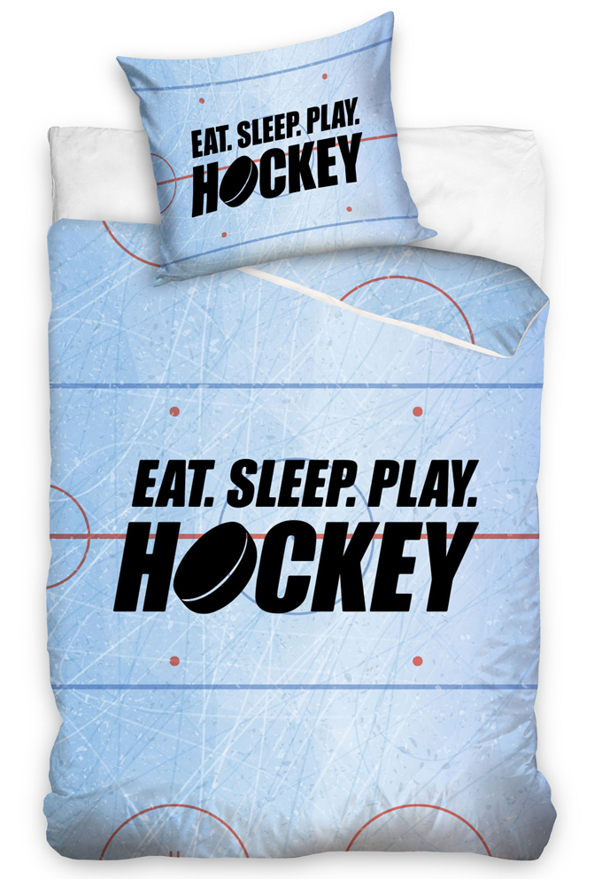 Hokejové povlečení Eat Sleep Play Hockey