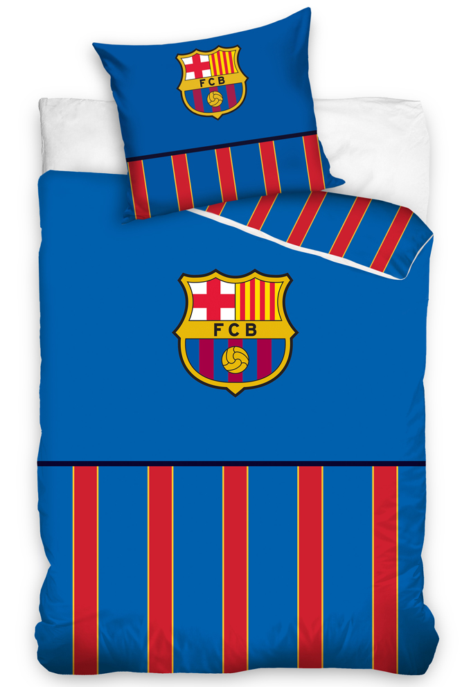 Fotbalové povlečení FC Barcelona Half of Stripes
