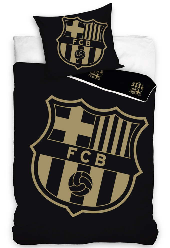 Fotbalové povlečení FC Barcelona Gradient Black
