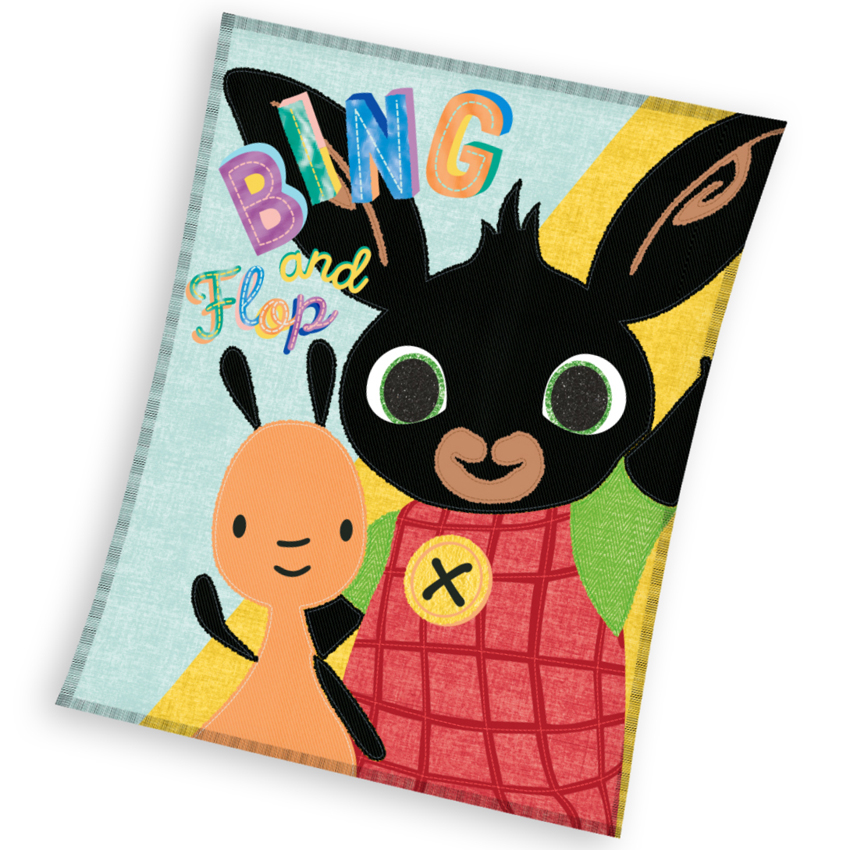 Carbotex 469299 Dětská deka Zajíček Bing a Flop 110x140 cm
