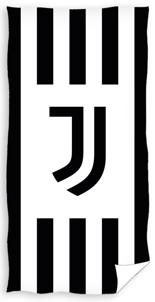 Carbotex 506442 Fotbalová osuška Juventus FC White Stripes 70x140 cm