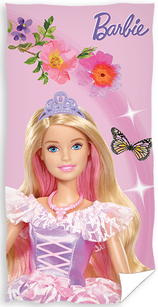 Carbotex 475016 Dětská osuška Barbie Princezna 70x140 cm