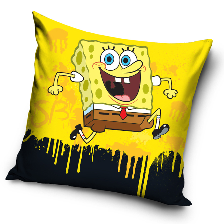 Carbotex 514867 Povlak na polštářek Sponge Bob Žluťoch 40x40 cm