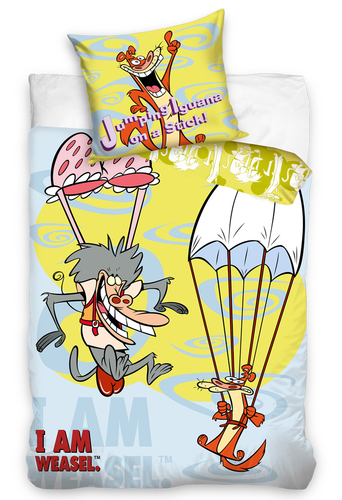 CArbotex 512597 Bavlněné povlečení I am Weasel 140x200 70x90 cm
