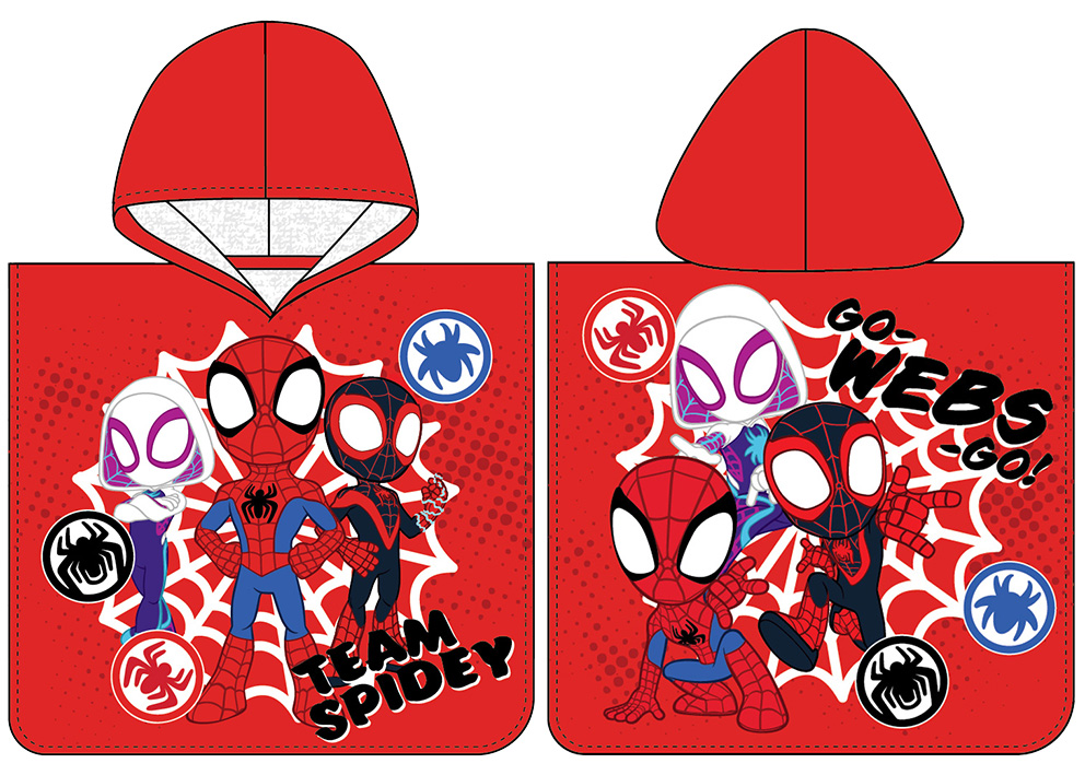 Dětské pončo Spidey Tým Malých Hrdinů