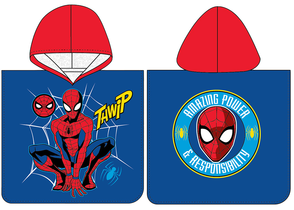 Dětské pončo Spider-Man Úžasná Síla