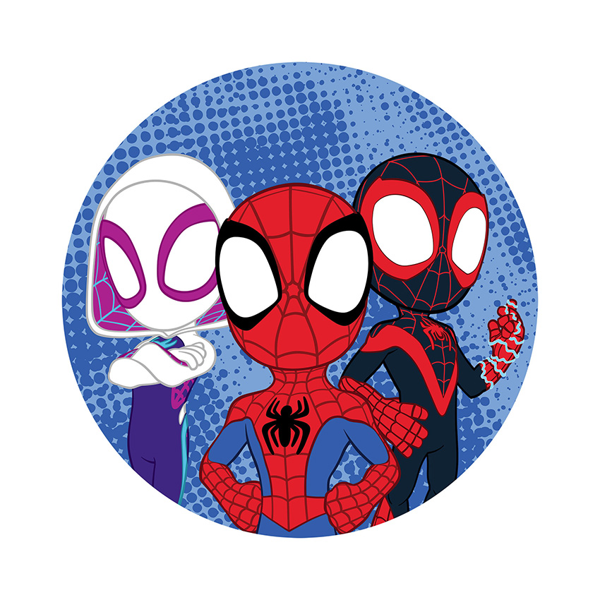 Dětský Kulatý Polštářek Spidey Team