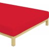 Jersey prosteradlo Cervene BedTex na posteli