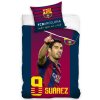 Fotbalové povlečení FC Barcelona Suárez  140x200+70x80 cm + Prostěradlo 90x200 cm ZDARMA