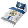 Fotbalove povleceni Real Madrid Blue and White na posteli revers prikryvka