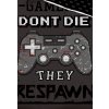 Bavlnene povleceni Gamer Nesrtelni  detail