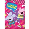 Detske povleceni Prasatko Peppa a Emilka na bruslich detail