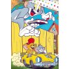 Detske povleceni Tom a Jerry Ve zlutem kabrioletu detail