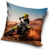 Dekoracni polstarek Motocross v pousti