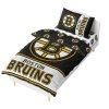 Mikroplysove povleceni NHL Boston Bruins na posteli s prosteradlem NHL 338102